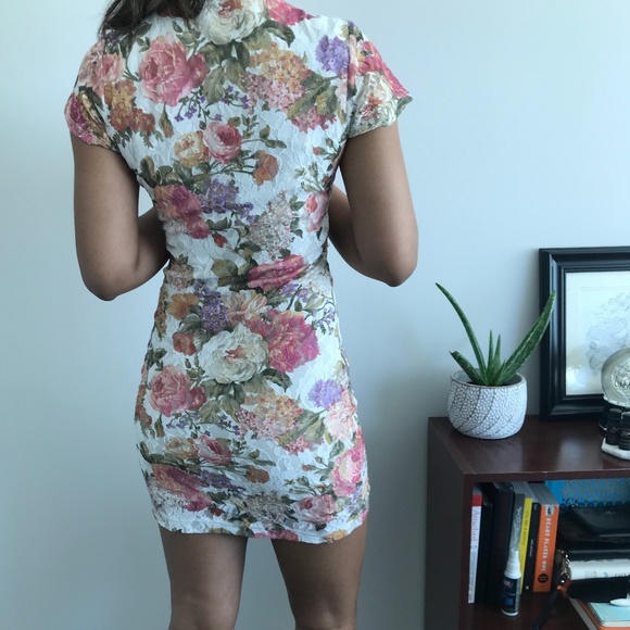 Floral Mini Dress - Picture 2 of 3
